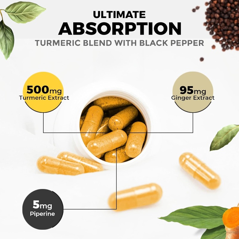 Kurkuma, Piperin, Vitamin-Zink – Turmeric Curcumin Capsule Bewertung und Preis