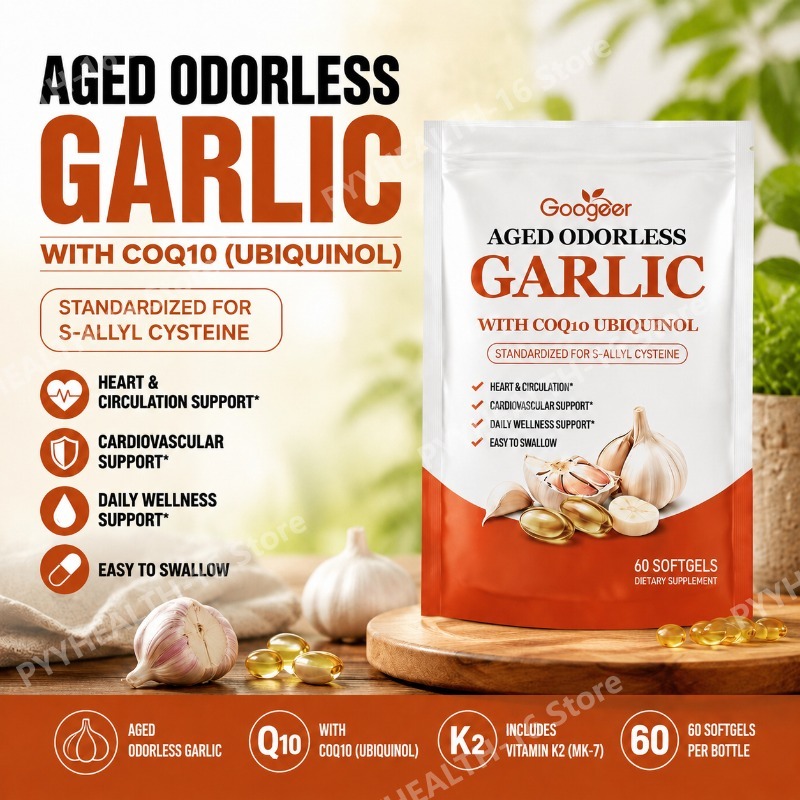 Geruchlose Knoblauch-Softgels  – Coq10 Ubiquinol Softgel Bewertung und Preis